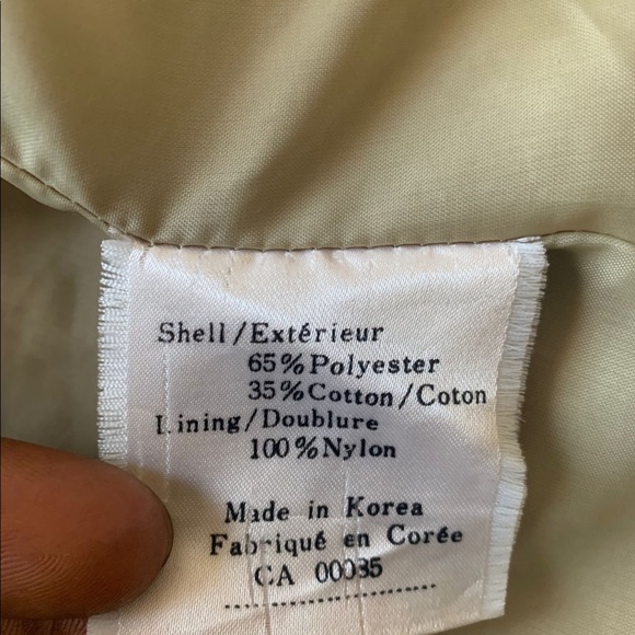 Oscar de la renta men’s size large neutral/ multi front pocket jacket. - Picture 4 of 7